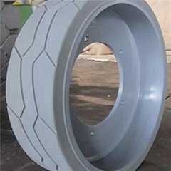 Solid Tires For Lifting Platform