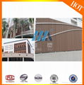 WPC 2016 new design outdoor wpc gardenplastic composite  fencing 2