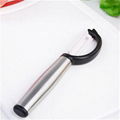 Straight Stainless Steel Handle Ceramic Best Vegetable Peeler 1