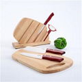 Red Wooden Handle Professional Chef