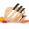 Ceramic Kitchen Knife With Rubber Wooden