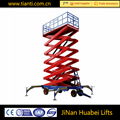 Mobile hydraulic scissor lift platform