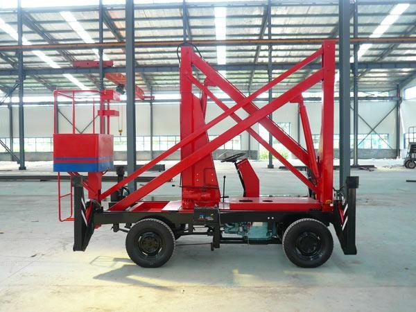 Hydraulic mobile boom lift 2