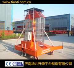 Electric mobile telescopic platform lift