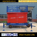 Portable scissor type trolley lift 4