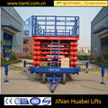 Scissor platform hydraulic electric trolley lift 2