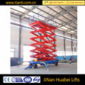 Scissor platform hydraulic electric trolley lift 3