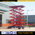 Scissor platform hydraulic electric trolley lift 5