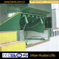 Hydraulic dock leveler loading platform