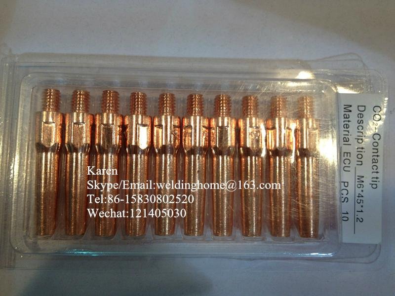 Contact tips ,panasonic welding torch spare parts 3