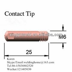Binzel  welding torch spare parts contcac tips
