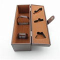 Single Bottle Wine Box PU Leather Cover 1