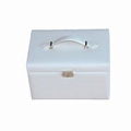 3 Tiers Jewelry Storage PU Leather Boxes