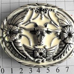 1.6 Inch Bull Head Western Press Buckle