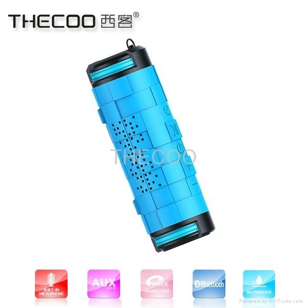 THECOO BTA610 Outdoor Waterproof Bluetooth Speaker Subwoofer 2