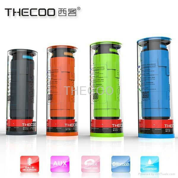 THECOO BTA610 Outdoor Waterproof Bluetooth Speaker Subwoofer 5