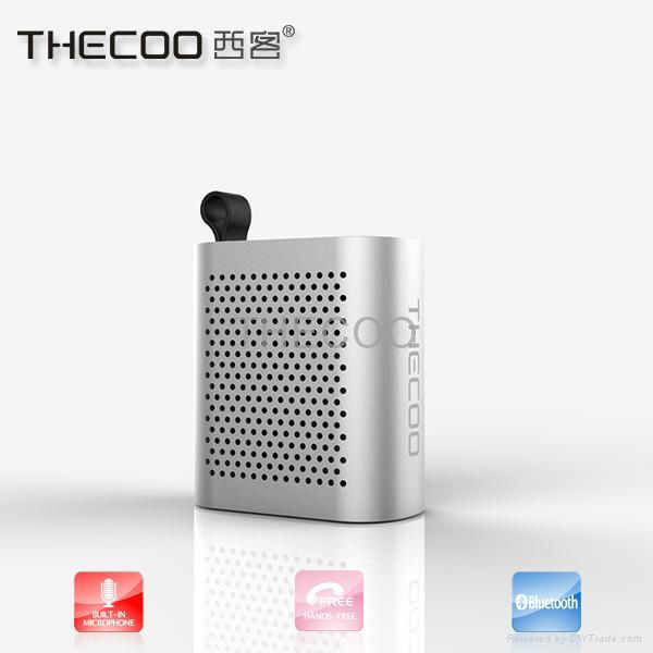 THECOO BTM107 Portable Aluminum Alloy Bluetooth Speaker 2