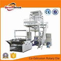 Double-Layer Co-Extrusion Rotary Die Film Blowing Machine Set 1