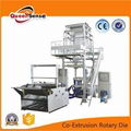 Double-Layer Co-Extrusion Rotary Die Film Blowing Machine Set