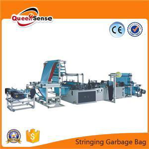 Stringing Garbage Bag Making Machine