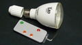 LED emergency light 4W radarinductive  rechargeable led bulb torching flashing 