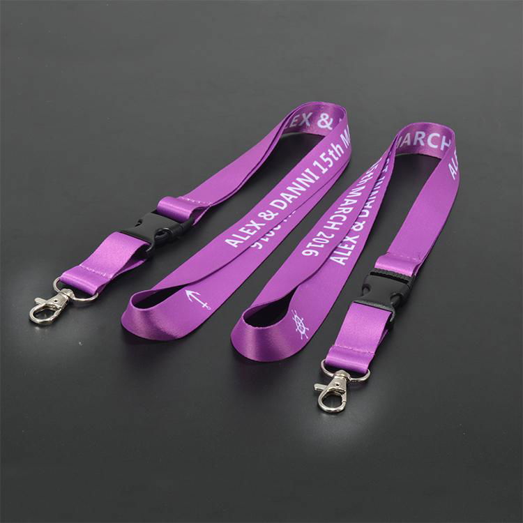 Promotional design custom logo reflex lanyard/reflective lanyard 4