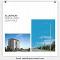 commercial metal aluminum single-arm lamp pole 1