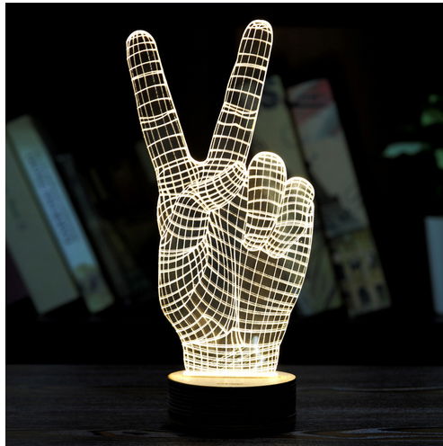 Led 3D table lamp 4