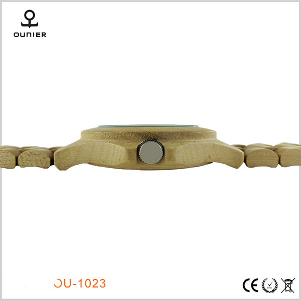 木製白楓外貿石英表時尚創意個性款木表