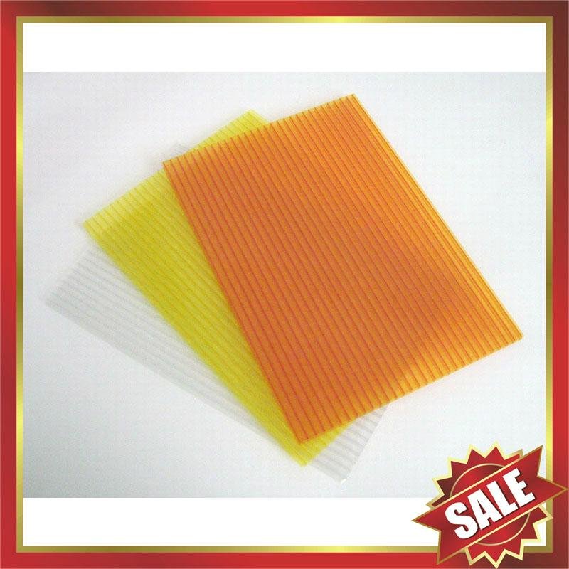 Crystal polycarbonate PC hollow twin wall sheet sheeting plate board panel