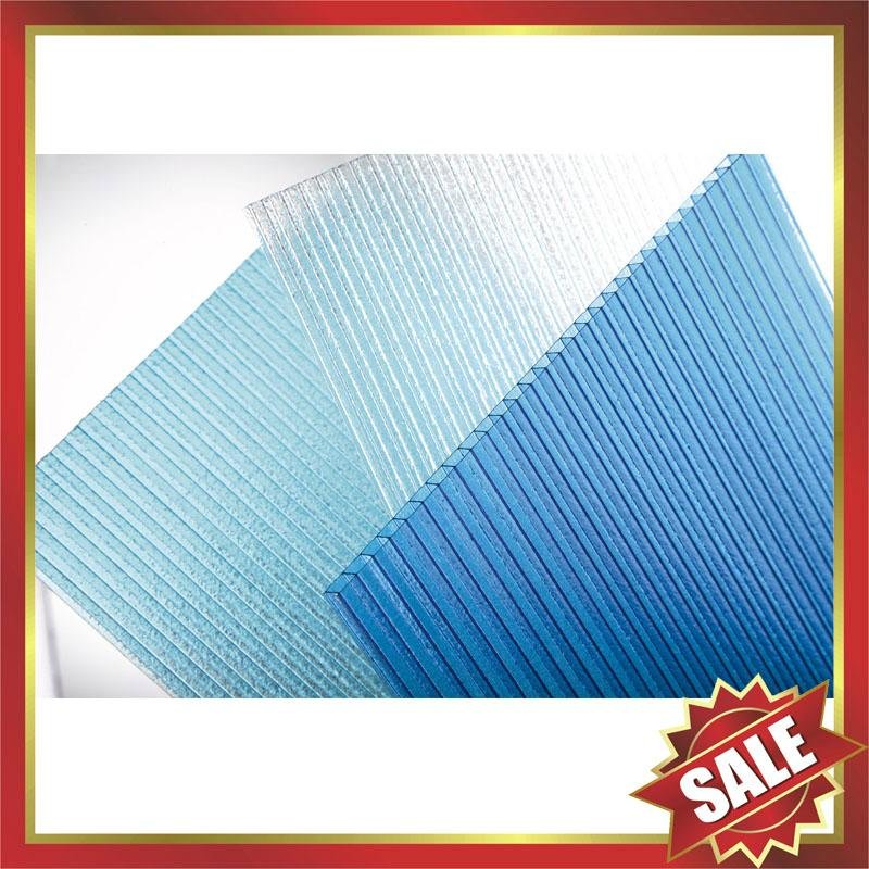 Crystal polycarbonate PC hollow twin wall sheet sheeting plate board panel 2