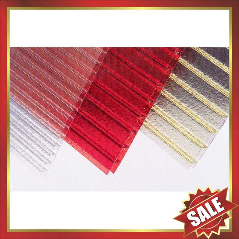 Crystal polycarbonate PC hollow twin wall sheet sheeting plate board panel 3