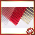 Crystal polycarbonate PC hollow twin wall sheet sheeting plate board panel