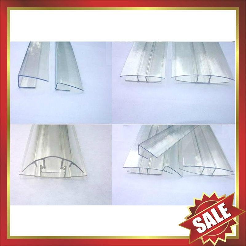 H polycarbonate PC H Profile connector for pc hollow sheet 3