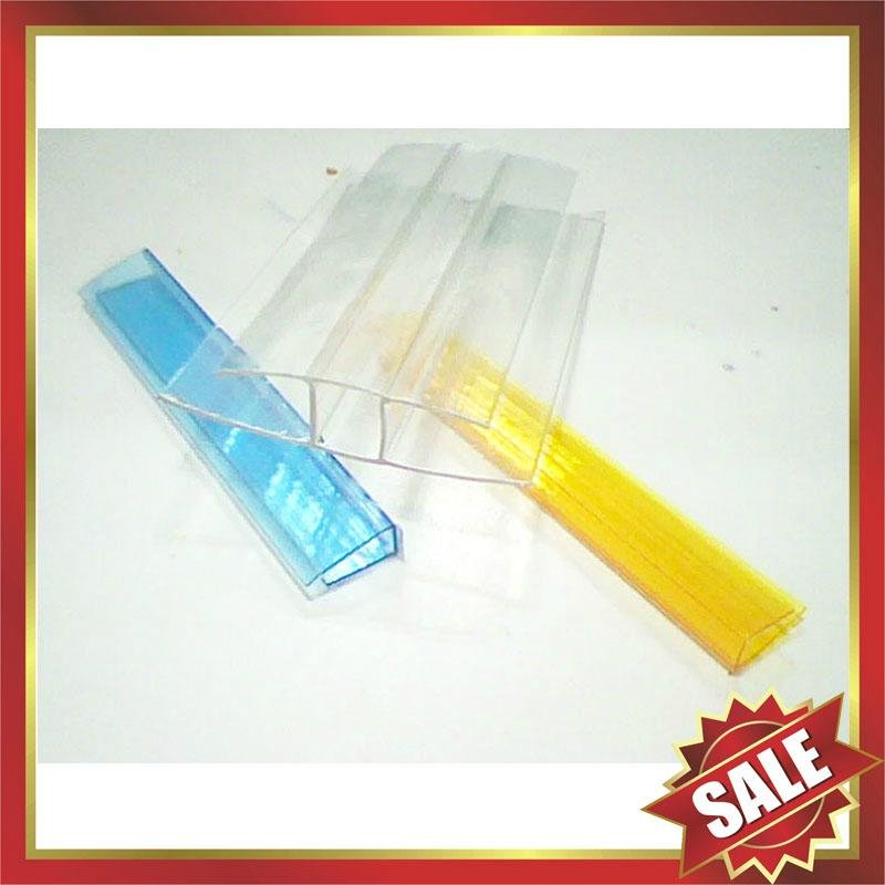 H polycarbonate PC H Profile connector for pc hollow sheet 4