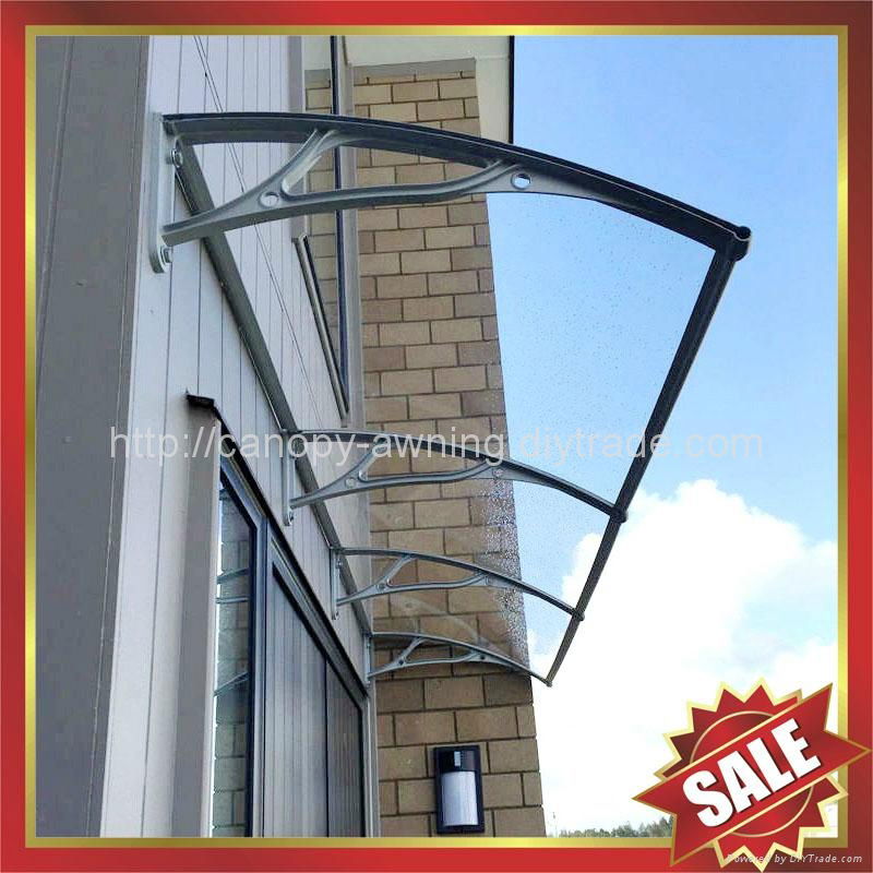 pc polycarbonate diy awning awnings canopies canopy with cast aluminium bracket 3