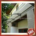 pc polycarbonate diy house Door window canopy canopies awning awnings shelter 3