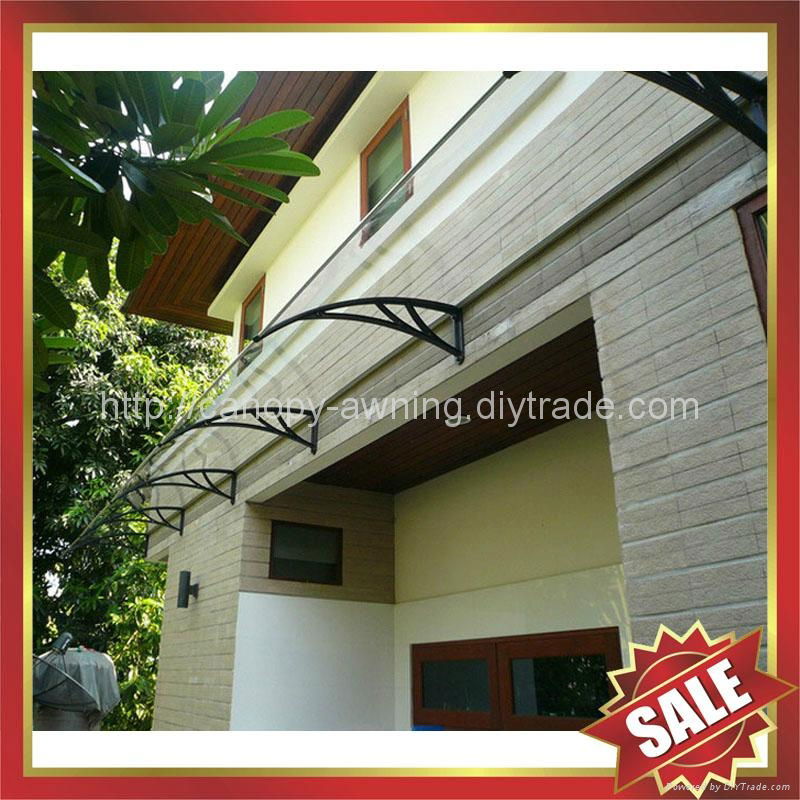 diy pc polycarbonate outdoor window door awning canopies canopy awnings shelter 5