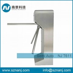 Vertical Price Security Tripod Turnstile with Electronic Ticketing System