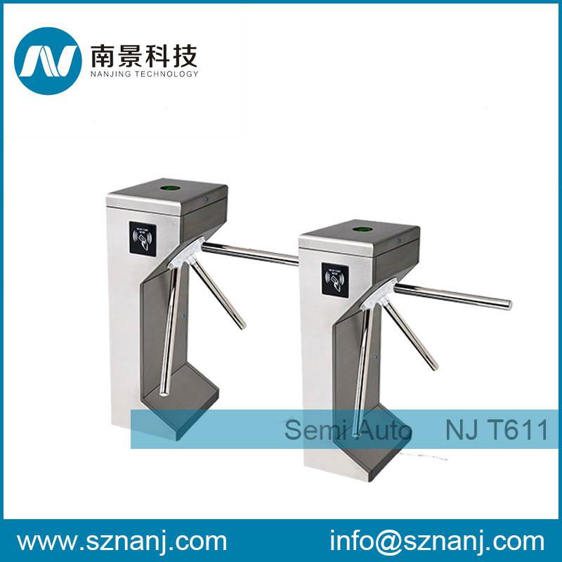 Vertical Price Security Tripod Turnstile with Electronic Ticketing System 3