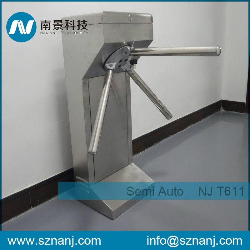 Vertical Price Security Tripod Turnstile with Electronic Ticketing System 5