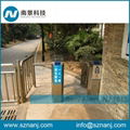 304 Stainless Steel Pedestrian Esd Tripod Turnstile for Bidirectional Access 2