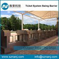 Ticket Software RFID Swing Turnstile Gate for Pedestrian Access Control System 1