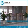 Two Door Access Control Panel Smart Flap Barrier Gate Security Turnstile Gate