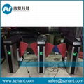 304 Stainless Steel Industrial Enterprises Fingerprint Flap Turnstile Gate