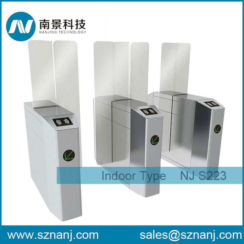 Fingerprint Ticket Barcode System Sliding Barrier Security Pedestrian Sliding Tu