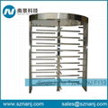 Factory Pedestrian Durable 304 Stainless Steel 90 Degree Full Height Turnstile