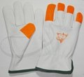 Alif® Goatskin Leather Glove with Hi-Viz Fingertips.
