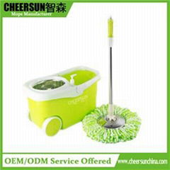 Walkable Spin Mop With Wheels