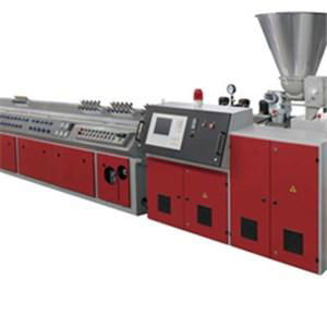 PE, PVC, WPC Wood Plastic Profile Extrusion Line